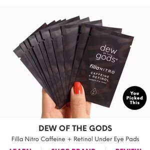 Dew of the Gods Filla Nitro Caffeine & Retinol Under Eye Pads